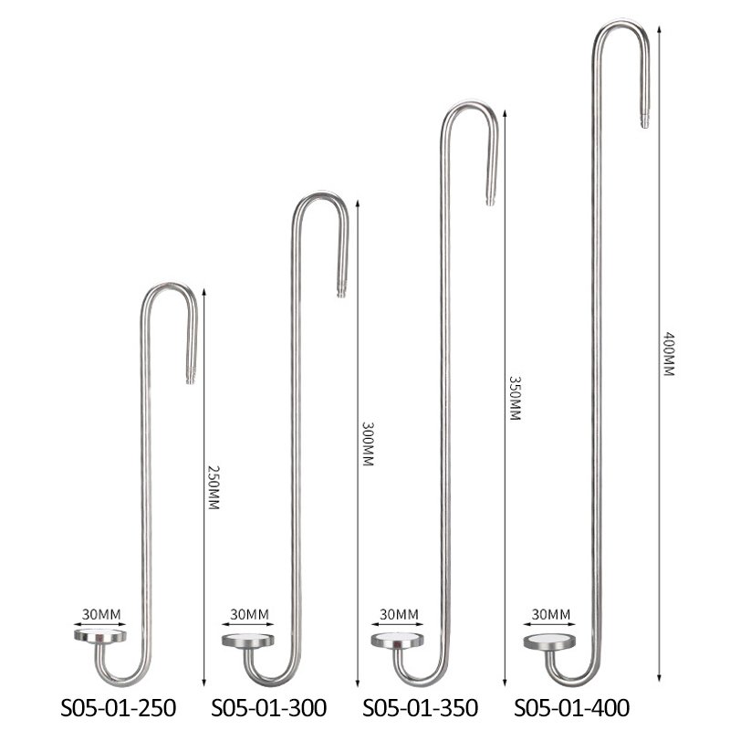 DEM S05-01 Aquarium Stainless Steel CO2 Diffuser Fish Tank Water Plant Carbon Dioxide Atomizer With Sucker