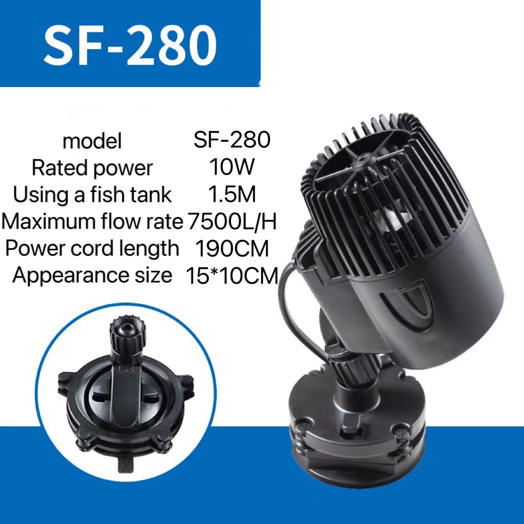 Songbao Fish Tank Diving Wave Pump Aquarium Flow Pump Fish Tank Silent Oxygenation Surfing Pump Wave Generator Wave Generator