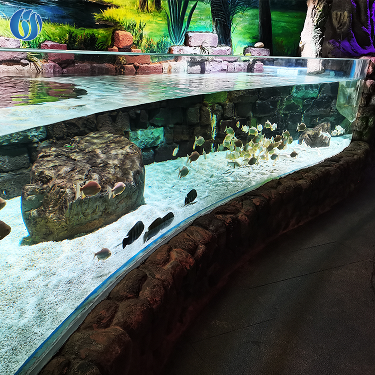 Best Selling Products Transparent Acrylic Panel Aquariums Wall Project, Modern Design Large Acrylic Sheet Ocean aquarium