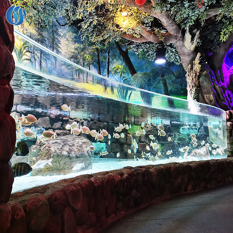 Best Selling Products Transparent Acrylic Panel Aquariums Wall Project, Modern Design Large Acrylic Sheet Ocean aquarium