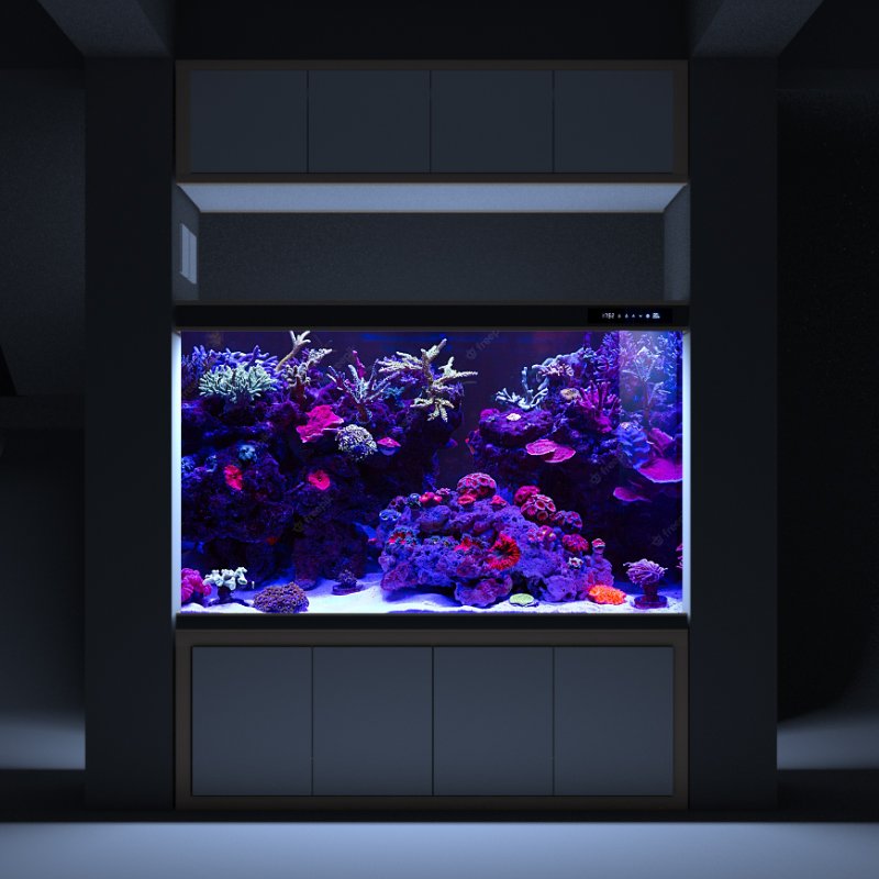 Custom Large Aquarium fish tank with Aluminum alloy cabinet clear glass fish aquarium tanks for home decor