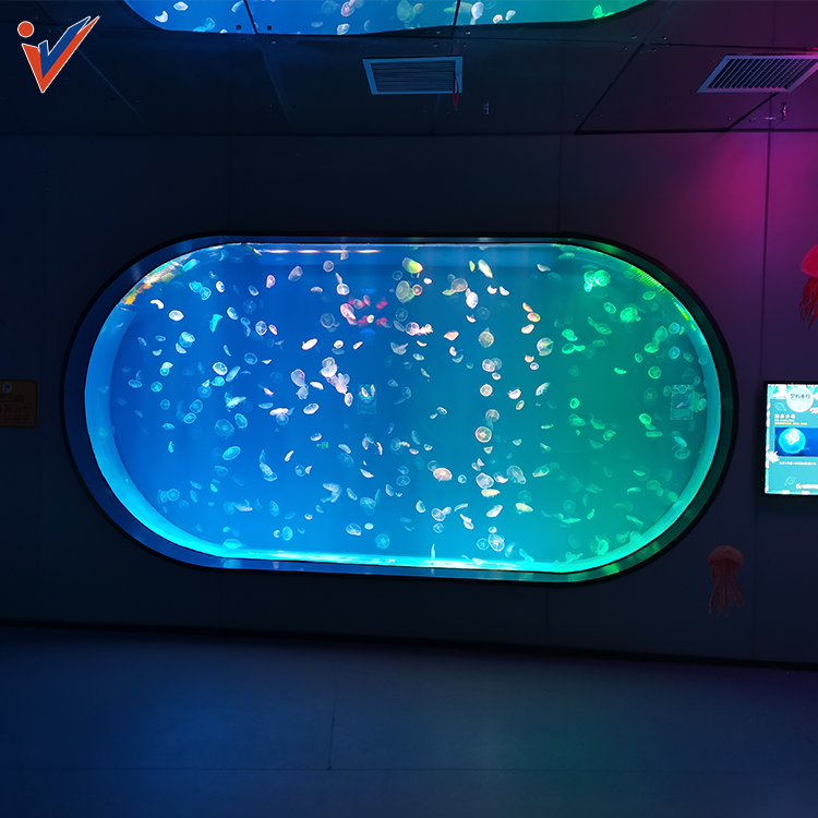 Leyu Factory Direct 20-300Mm One-Time Casting Good Price Large Aquariums, Acrylic Tube Tunnel Panel