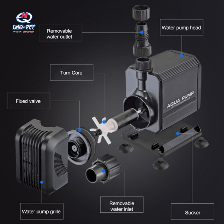 Aquarium Filter Water Pump Multifunction Fish Tank Water Circulation System oxygen generator for aquarium