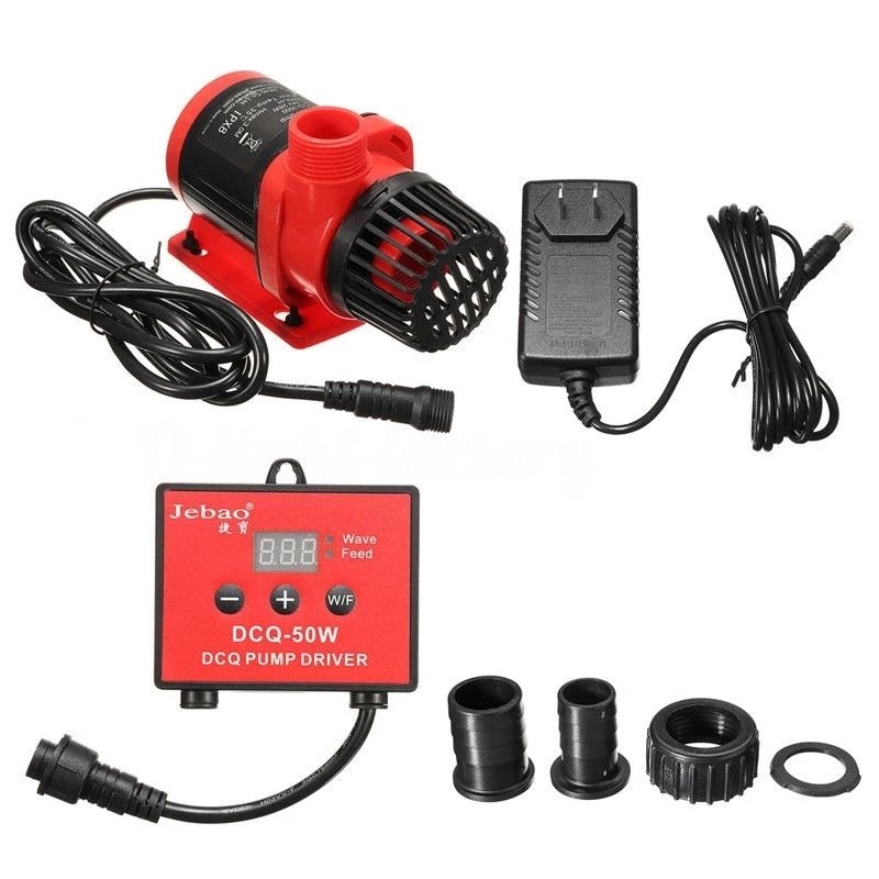 Jebao DCQ ACQ LCD Display Aquarium Pump DC Controllable Return Water Pump for Marine Aquarium Air Pump Fish Tanks Accessories