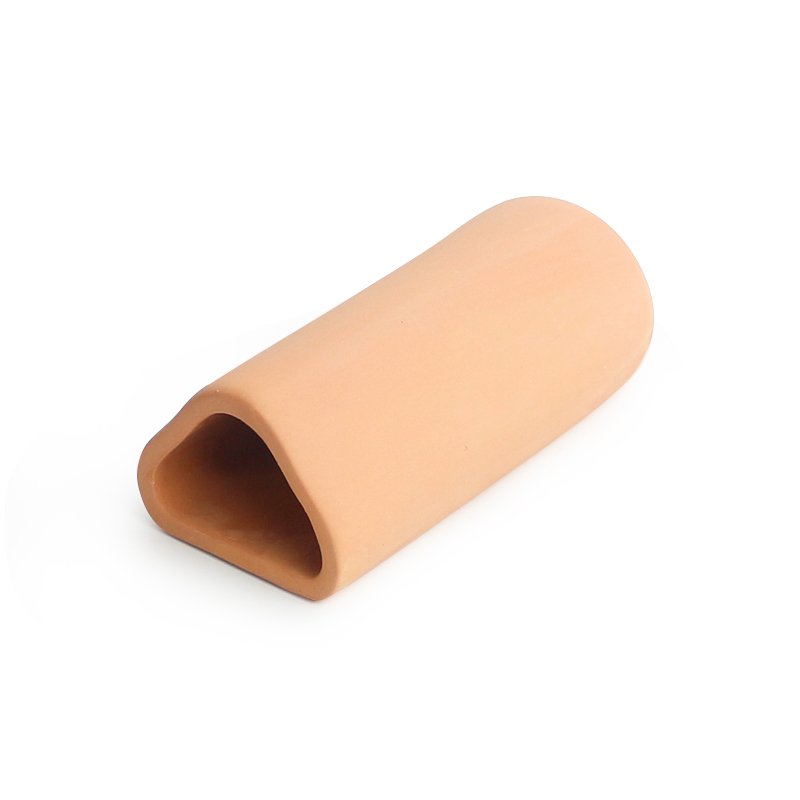White Plecos Pottery Shrimp Tube Shelter Cave for Breeding Hiding Hatching Decoration Fish Tank Aquarium