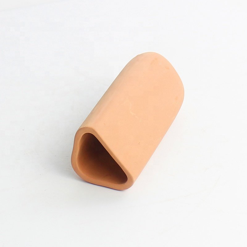 White Plecos Pottery Shrimp Tube Shelter Cave for Breeding Hiding Hatching Decoration Fish Tank Aquarium