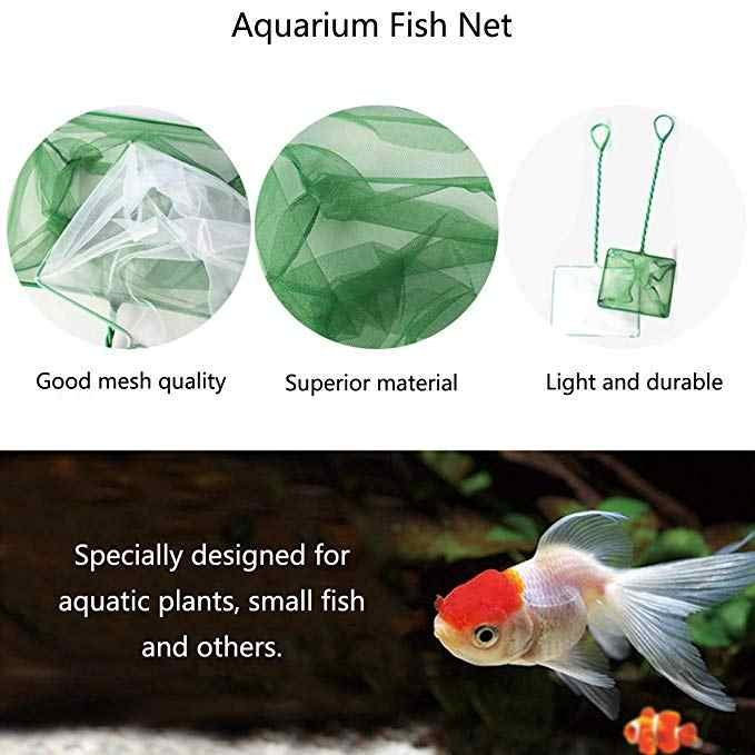 Aquarium Accessories Fish Tank Fishing Net Fish Fishing Hand Aquarium Net Fishing Net Green 3inch 4inch 5inch 6inch 7inch 8inch