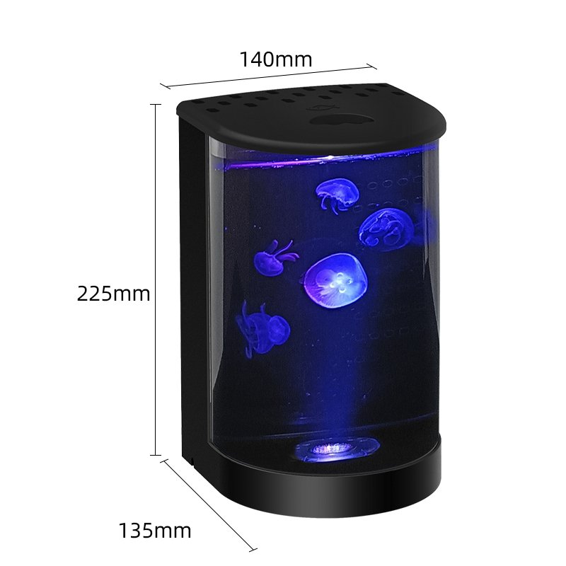2.8L OEM Tabletop small creative tank Goldfish Jellyfish small fish ornamental aquarium