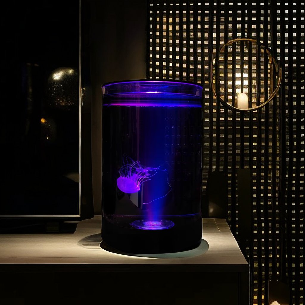 2.8L OEM Tabletop small creative tank Goldfish Jellyfish small fish ornamental aquarium