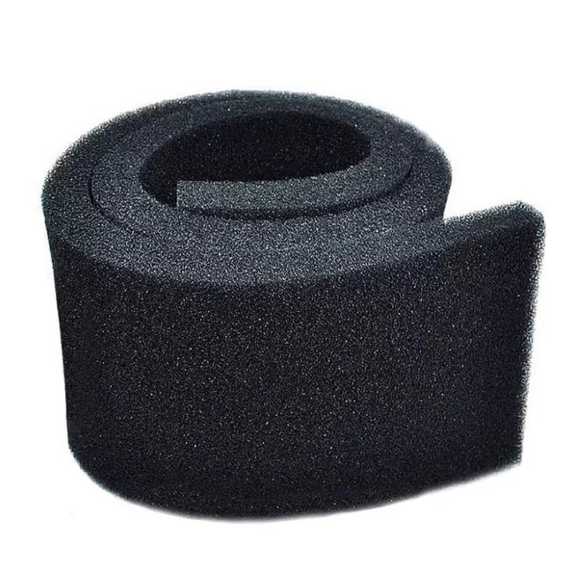 50cmx50cmx2cm Black Filtration Foam Aquarium Fish Tank Biochemical Filter Sponge Pad Skimmer Long Use Time Sponge Supply Tank