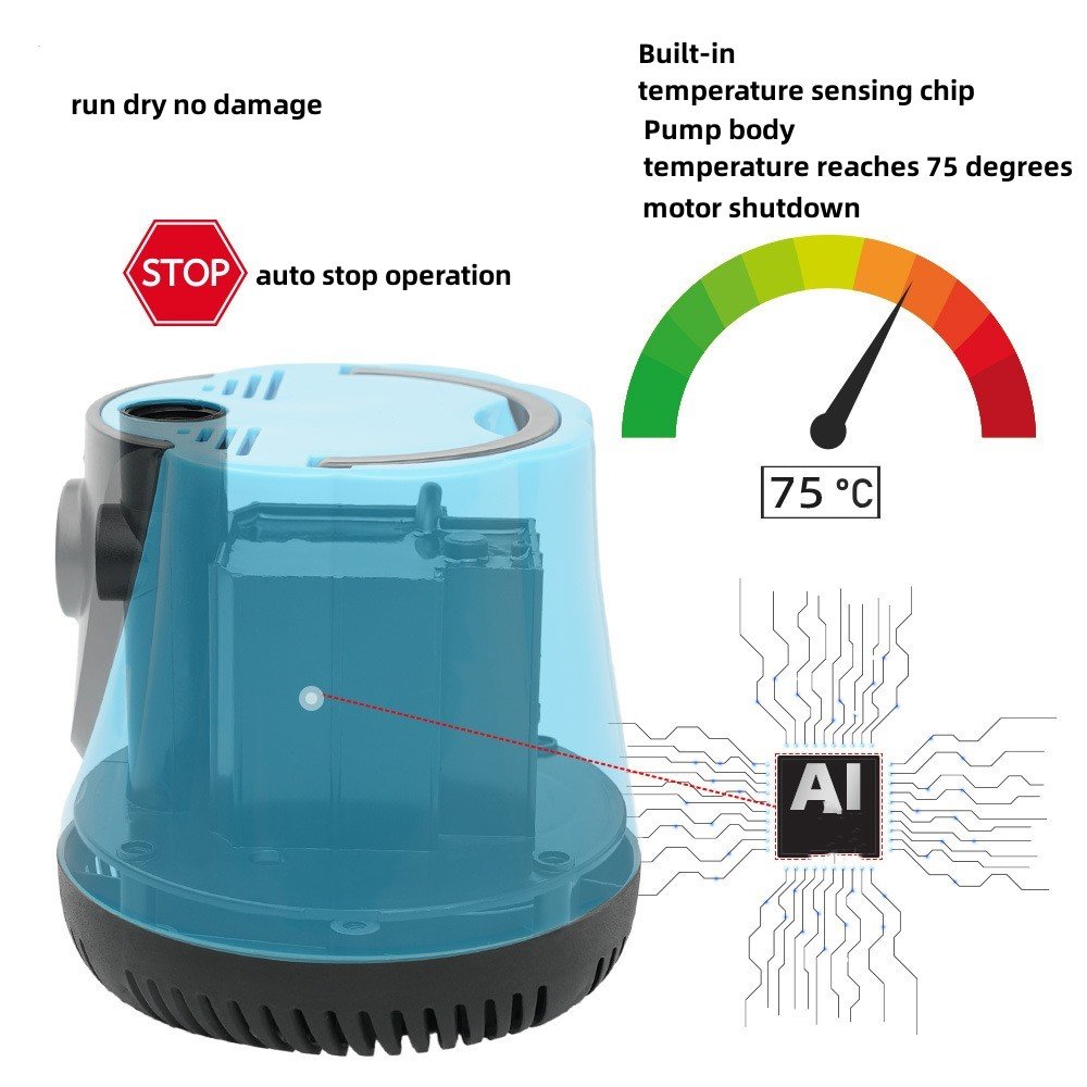 25W 40W 65W Home Submersible Water Pump Submersible Waterfall Fountain Pump Air Cooler Water Submersible Pump