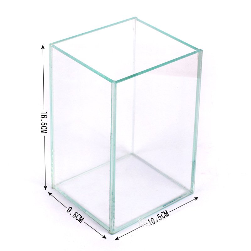 Mini Desk Fish Tank Creative Artware Aquarium Desktop Decoration Aquariums & Accessories Glass White Home Decoration Stocked