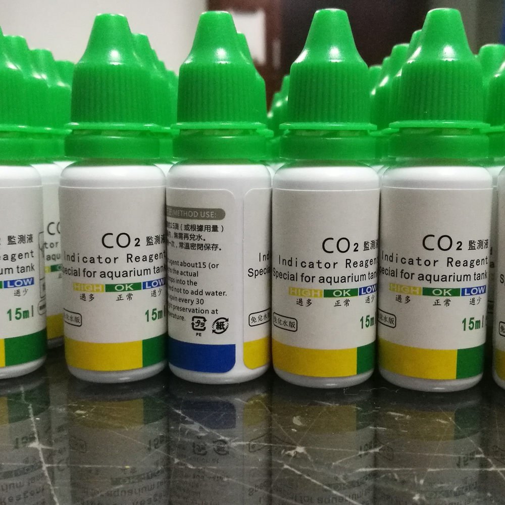 OEM Customized Aquarium CO2 Monitor Test Solution for Aquarium Water Carbon Dioxide Indicator