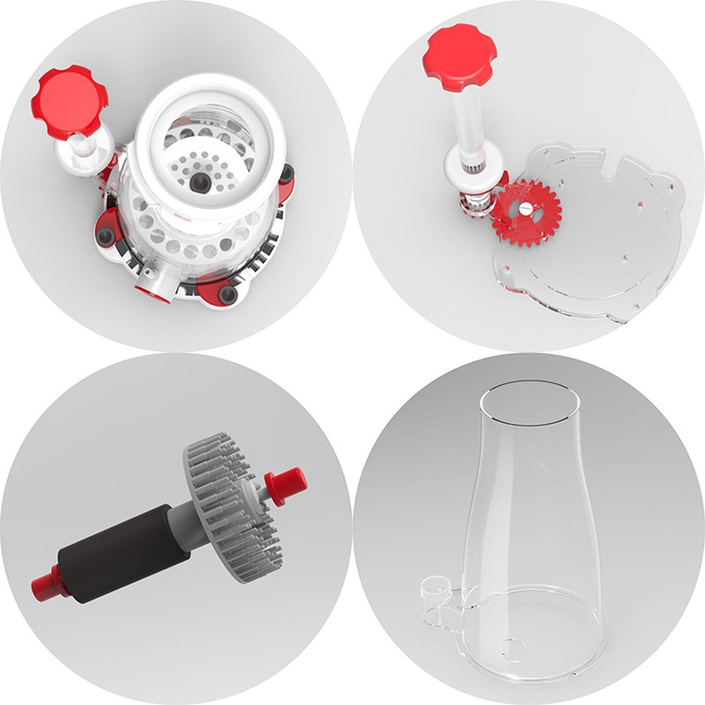 BUBBLE-MAGUS Newest Version CURVE5 Series Protein Skimmers with Ultra Quiet Needle Wheel DC Pump