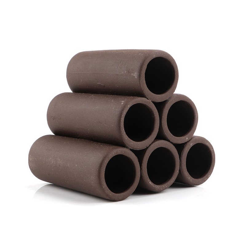 Brown Ceramic Aquarium Tunnel Shelters Shrimp Habitat Breeding Tube and Other Ceramic House ST-165