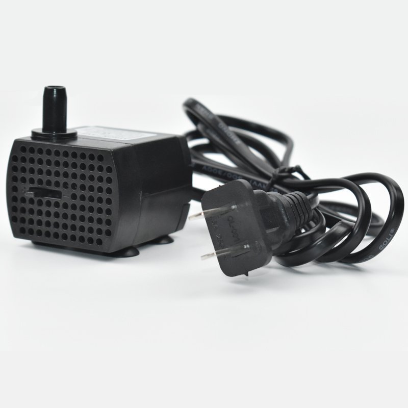 ALMANE Hot Sale Mini Aquarium Submersible 4W 300L/H Side Suction Water Pump for Garden, Household, Pond
