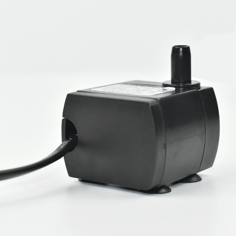 ALMANE Hot Sale Mini Aquarium Submersible 4W 300L/H Side Suction Water Pump for Garden, Household, Pond