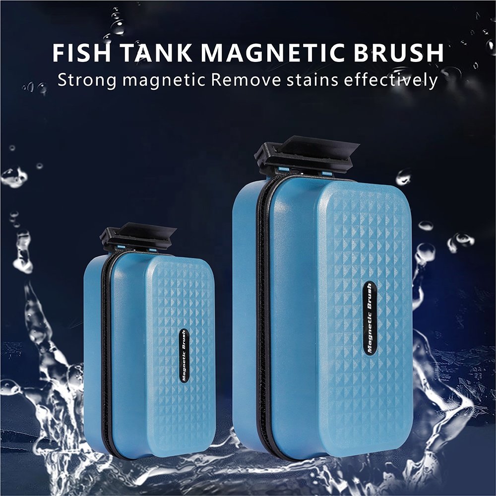 Factory Directly Sale Magnetic Aquarium Glass Cleaner Fish Tank Glass Cleaner Scraper Aquarium Floating Magnetic Brush