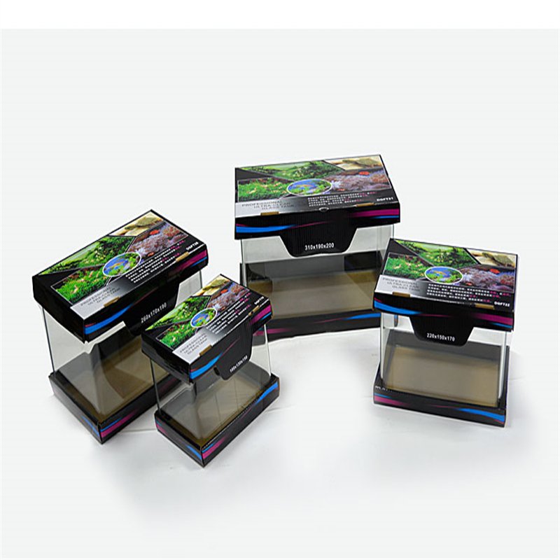 18cm salt water aquarium fish tank full set back filter right angle glass aquarium ultra clear glass fish tank