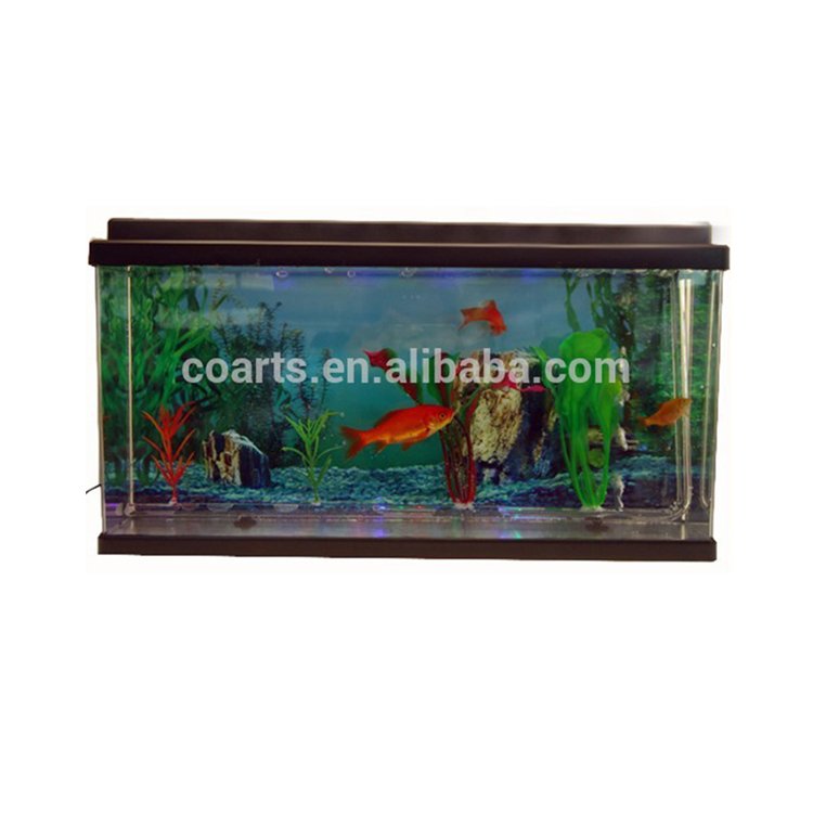 Modern home decoration acrylic cylindrical aquarium