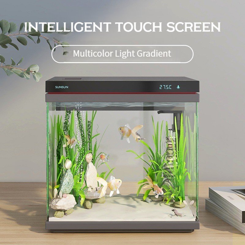 Eco-friendly Fish Tank Coffee Table Aquarium Table Square Fish Tank Goldfish Tank Aquarium with Cover