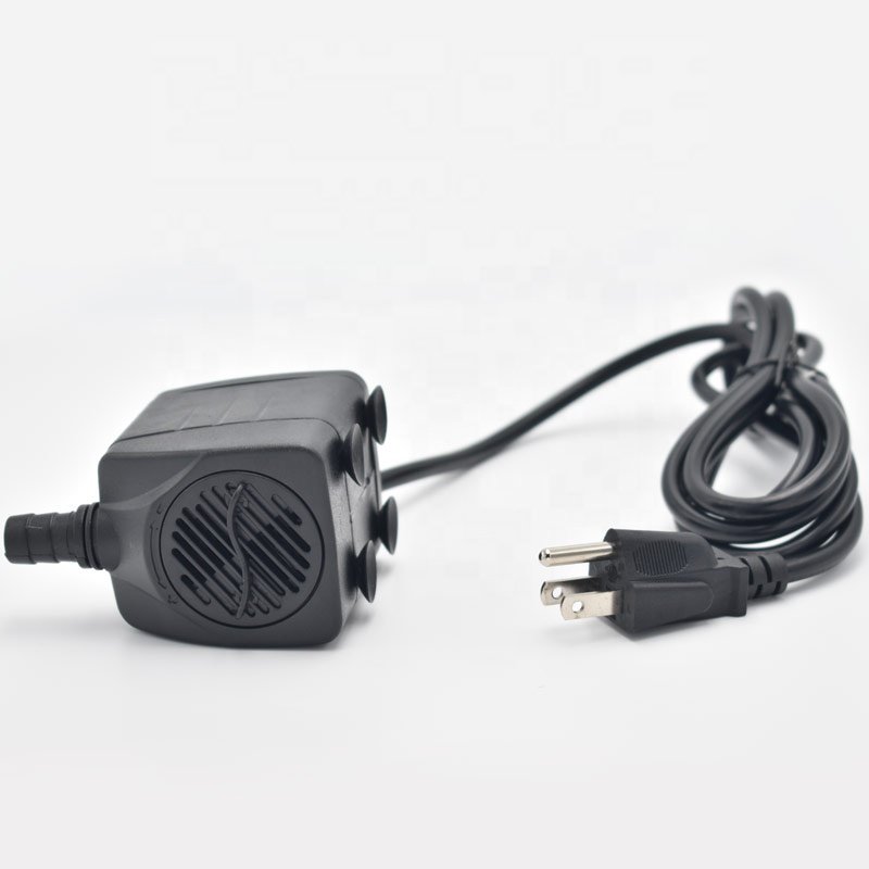 American Three-plug High Flow Water Pumps for Fish Tank/Aquarium Water Changing Pump 8W for Home Garden Fountain