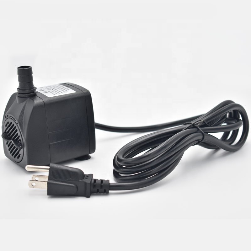 American Three-plug High Flow Water Pumps for Fish Tank/Aquarium Water Changing Pump 8W for Home Garden Fountain
