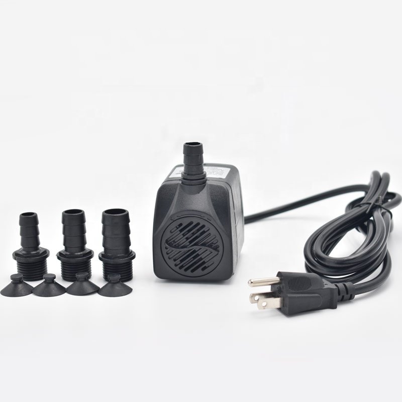 American Three-plug High Flow Water Pumps for Fish Tank/Aquarium Water Changing Pump 8W for Home Garden Fountain