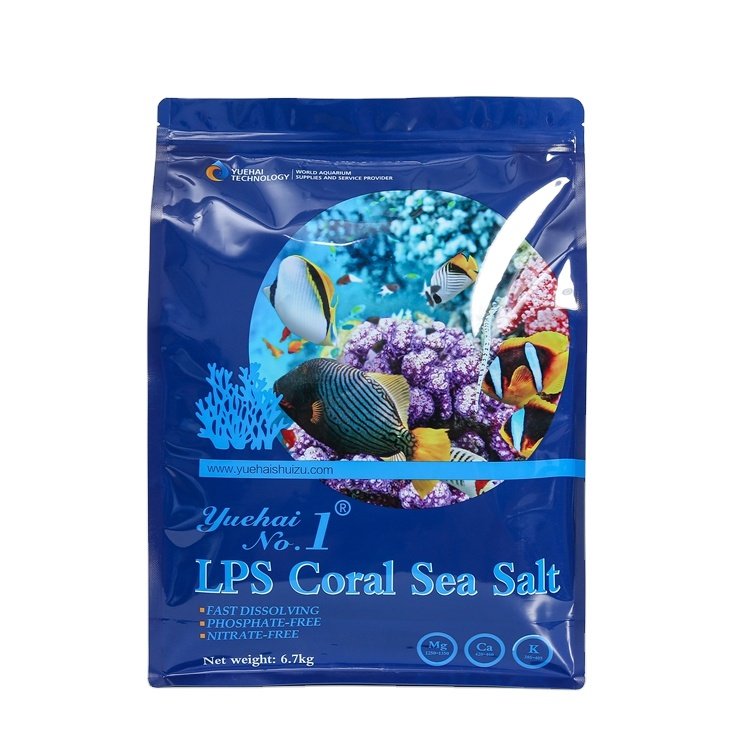 Eco-Friendly Customized Marine Ornamental Fish Sea Salt for Aquarium High Quality Glass Plastic for Coral Reef SPs LPS
