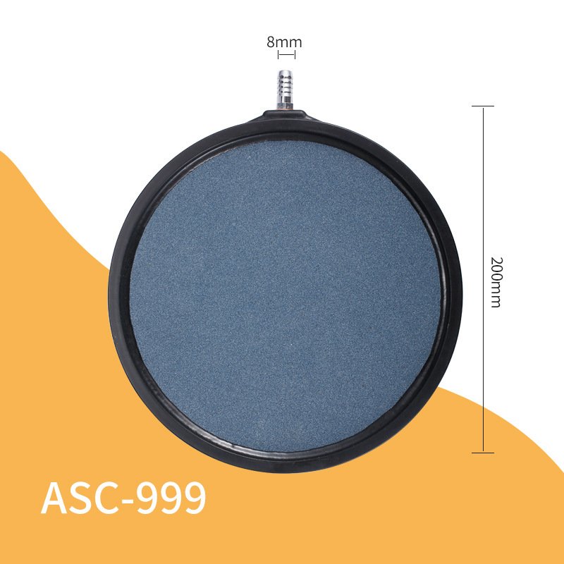High temperature sintering Disc Carborundum fish tank nano bubble aquarium air stone