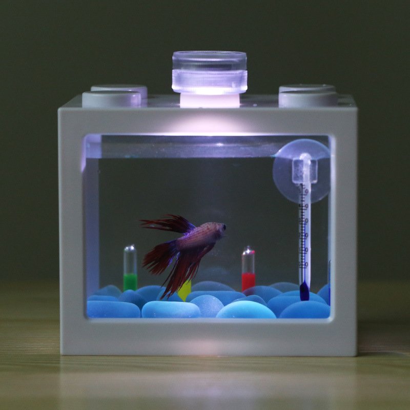 Unique Small micro landscape fish tank many different types Acrylic Building block fish tank aquarium