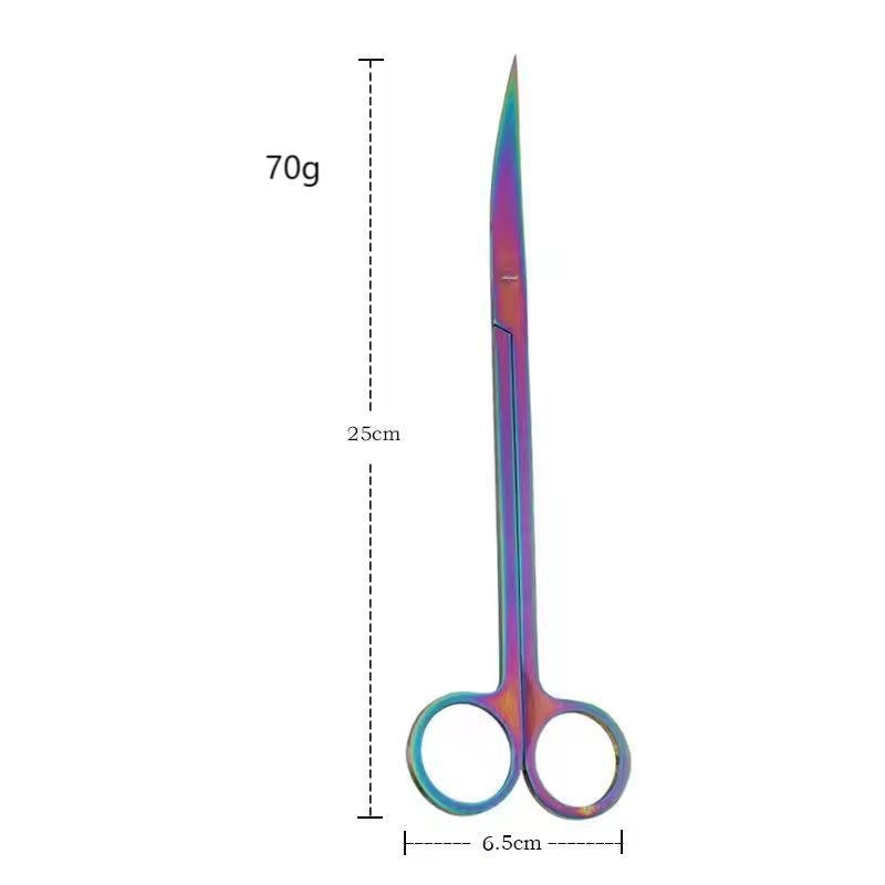 Stainless Steel Aquatic Plants Tools For Aquarium Fish Tank Aquascaping Tools Tweezers Scissors Cleaning Tools