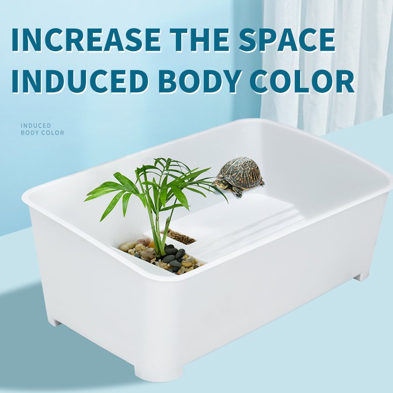 Yee Amphibious Turtle Tank Wholesale Big White Amphibious Reptiles Turtle Tank Cases