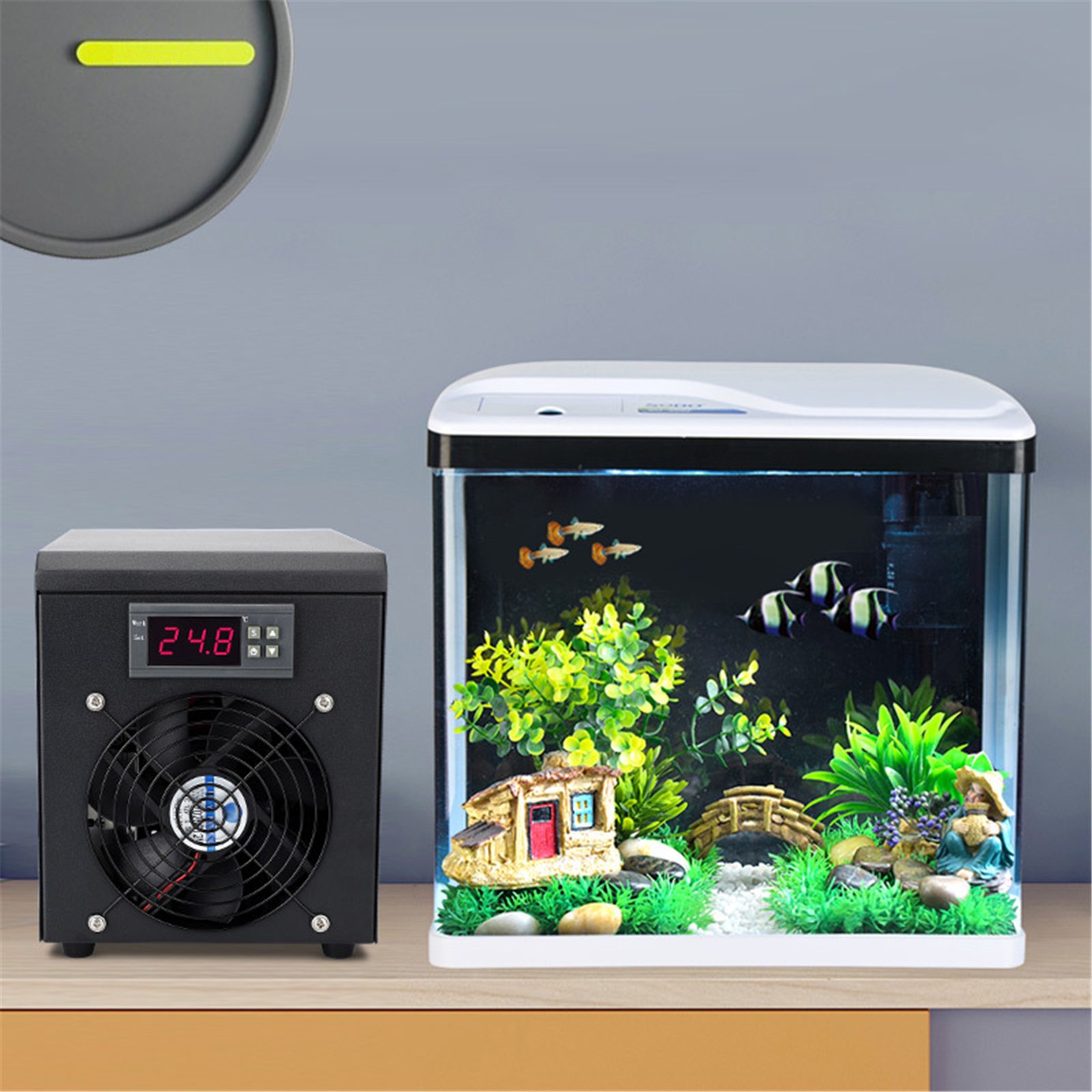 180W 60L Aquarium Water Chiller for Aquarium Fish Tank Cooler System Refrigeration