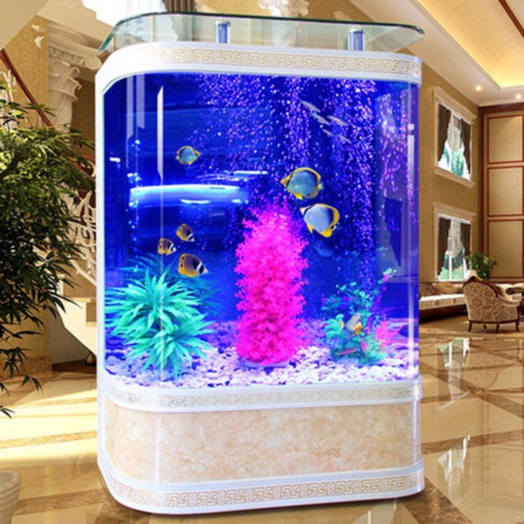 Customized Marine Large 200 Gallon Fish Aquarium, Factory Direct Sale Indoor Household Large Acrylic Fish Tank