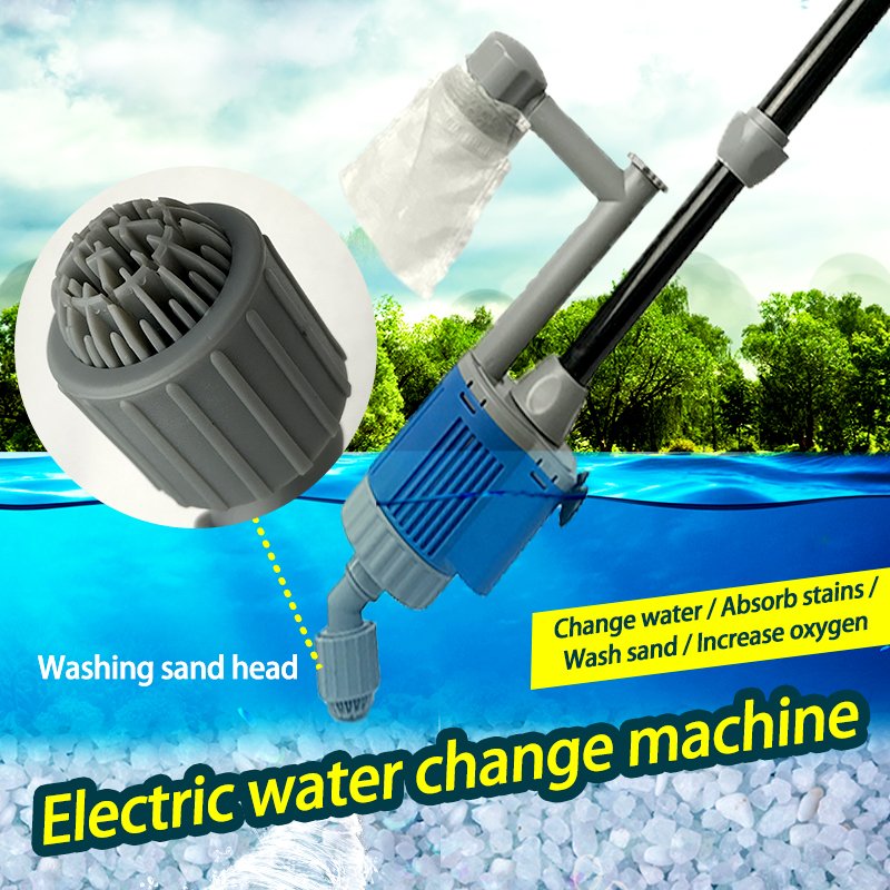 Aquarium Change Water Pump Aquarium Cleaning Tool Gravel Cleaner Siphon Filter Pump Fish Tanks Accessories