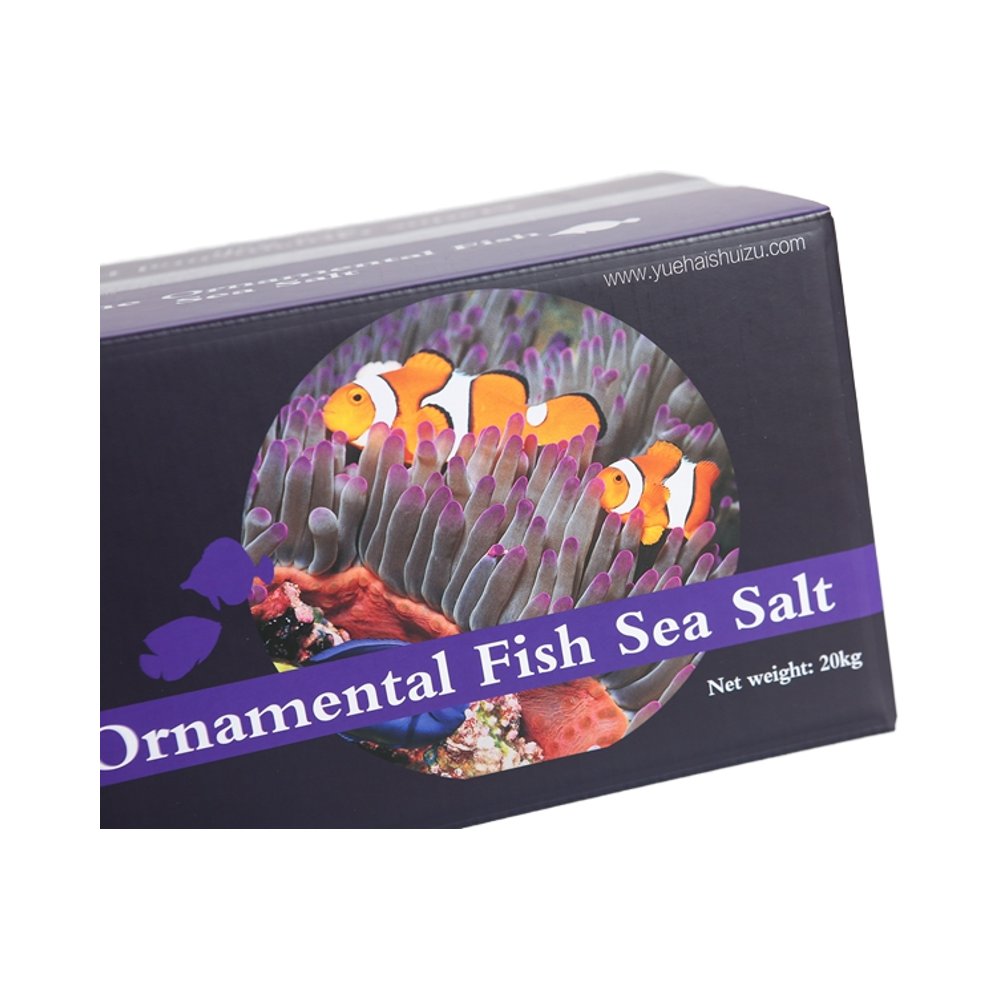 2024 High Quality Indoor Aquarium Marine Ornamental Fish Sea Salt Solid Reputation for Acrylic Cylinder Plastic Box Packaging