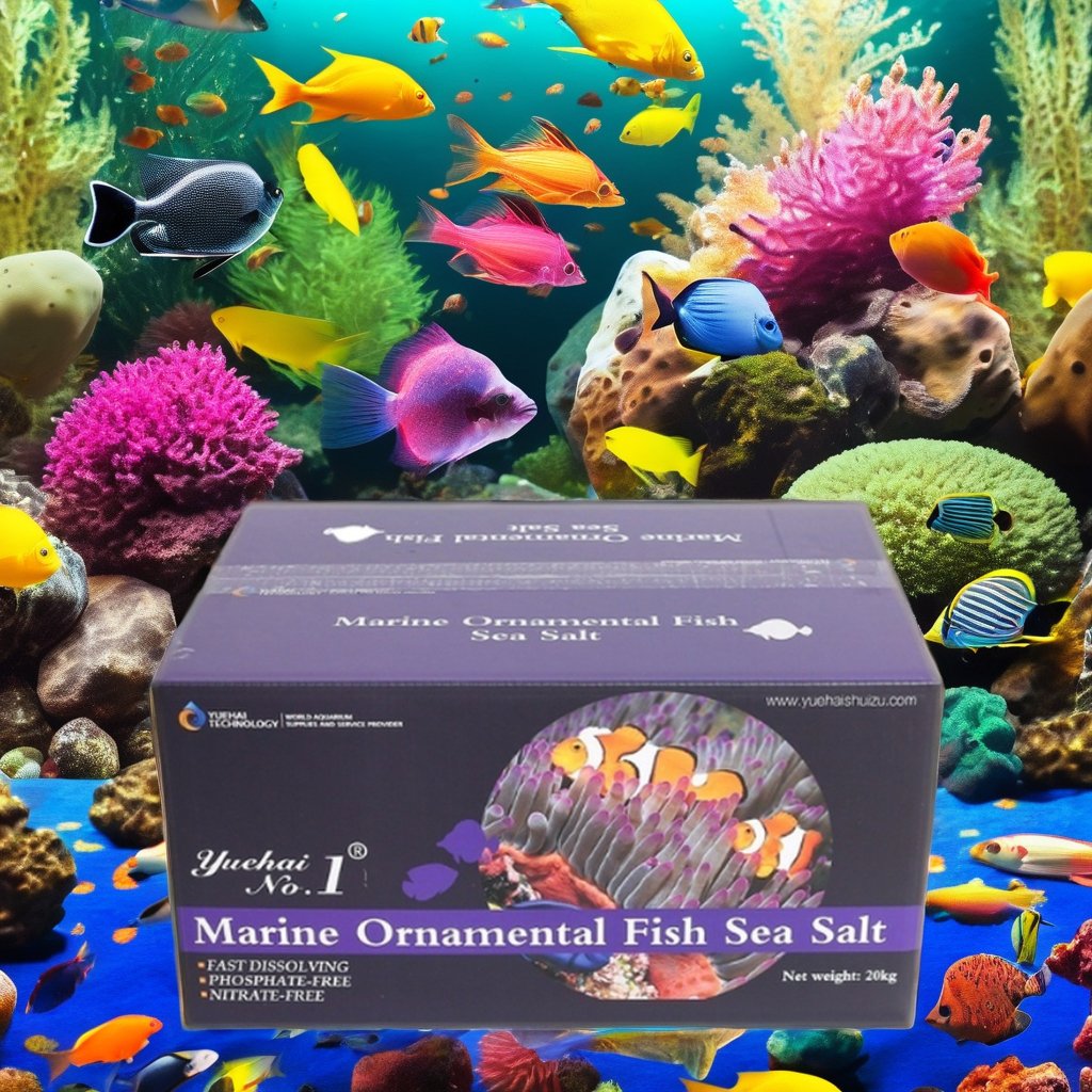 2024 High Quality Indoor Aquarium Marine Ornamental Fish Sea Salt Solid Reputation for Acrylic Cylinder Plastic Box Packaging