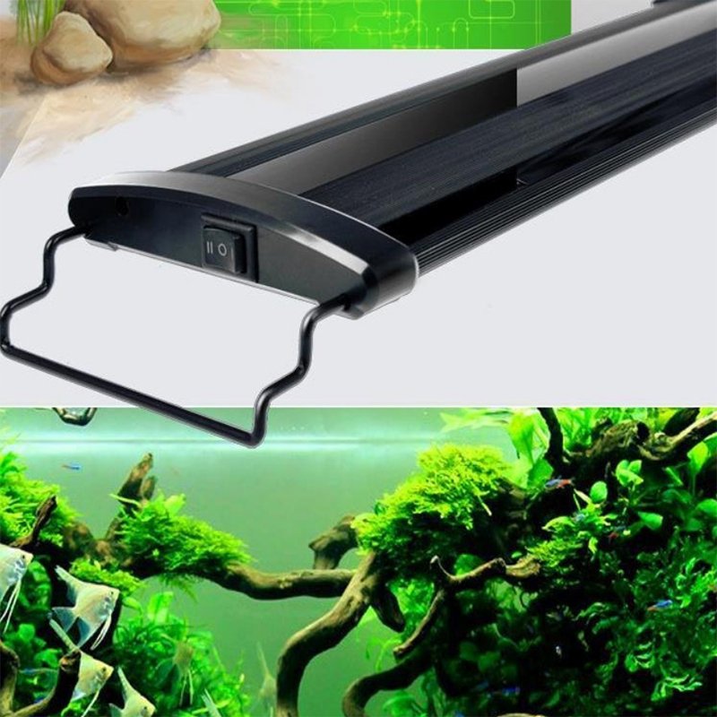 Aqua plant fish tank coral bar with extendable brackets 60/90/120cm full spectrum led aquarium light