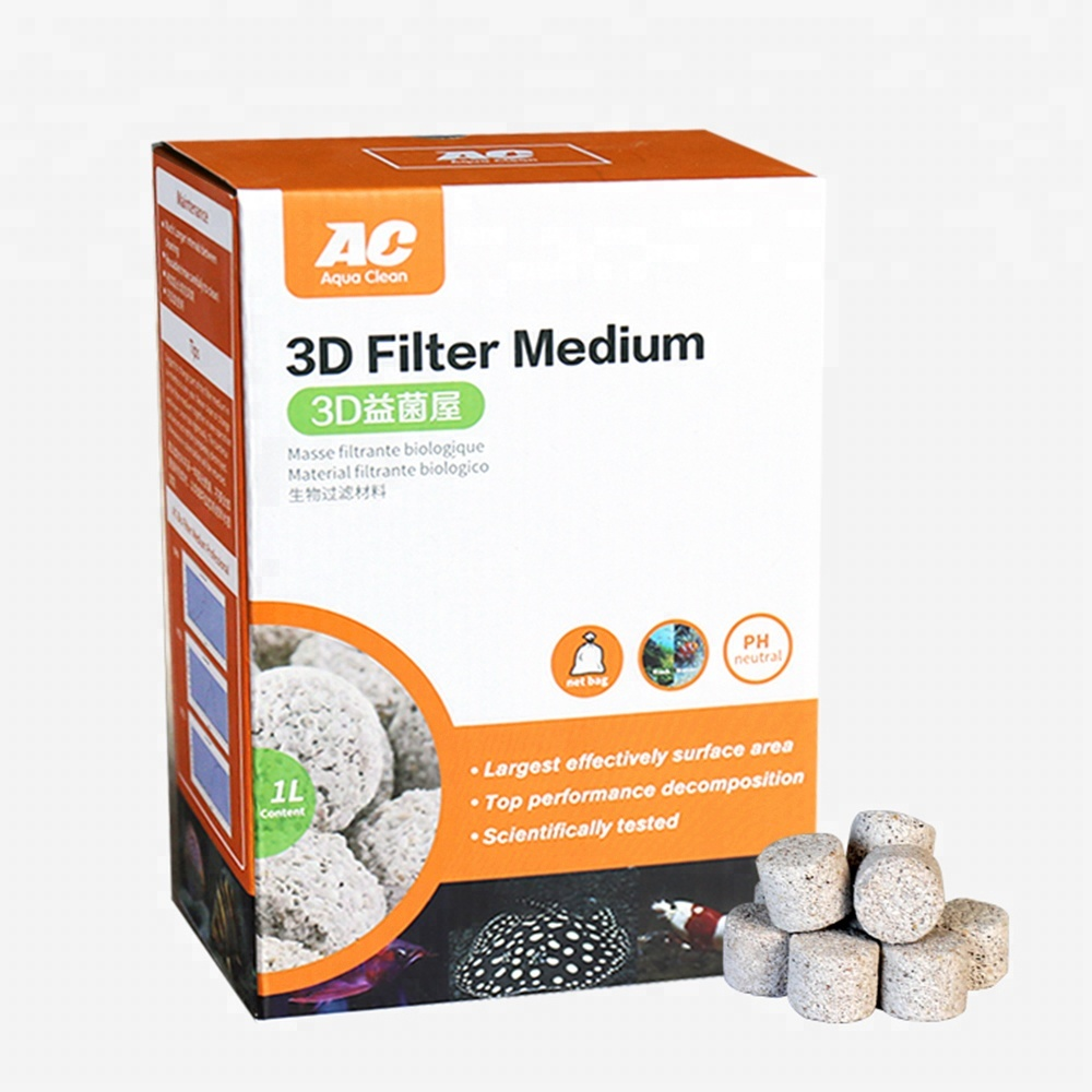 AQUACLEAN ultra high surface area 3D filter media for fish tank bio aquarium filter media