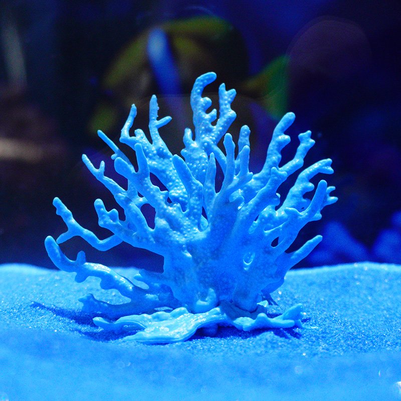 2024 New wn High-quality aquariums & accessories Ready to Ship small solid color resin coral for fish tank decoration
