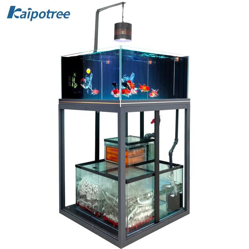 Custom Ultra Clear Glass or Acrylic Aquarium Fish Tank With Bottom Cabinet