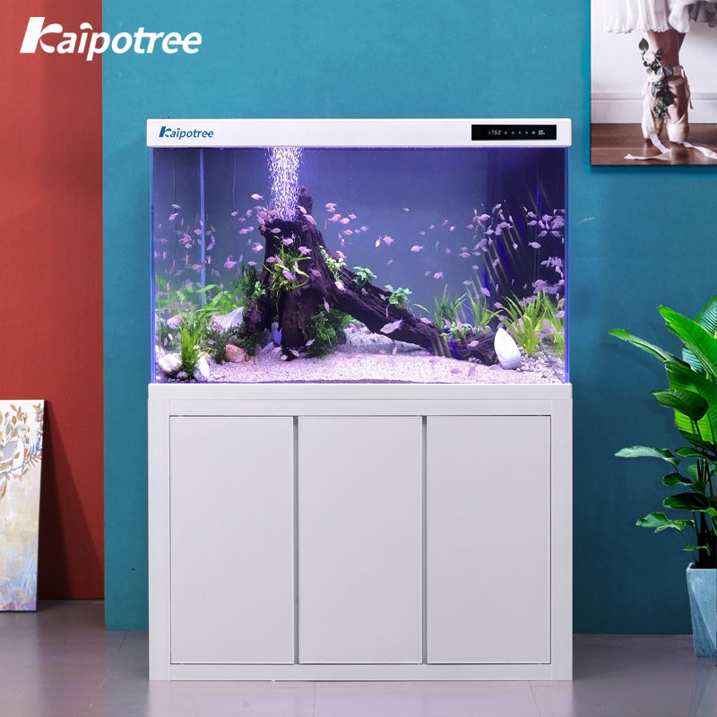 Custom Ultra Clear Glass or Acrylic Aquarium Fish Tank With Bottom Cabinet