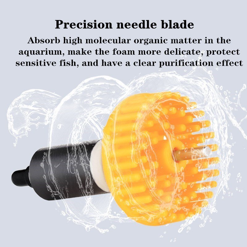 Red Starfish Hanging On Internal Needle Wheel Protein Skimmer for Saltwater Aquarium