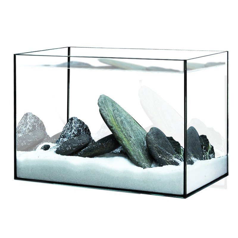 Sturdy Transparent Glass Aquarium for Small Animals Fish and Reptiles for Marine Creatures & Turtles