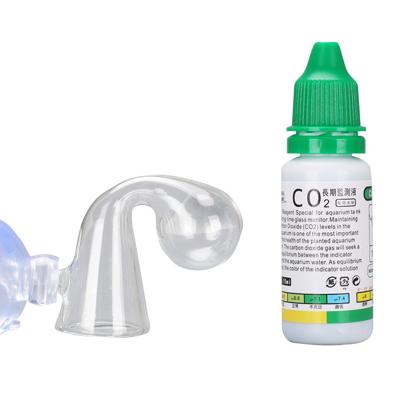 DEM S00-23 CO2 Monitor Liquid CO2 Indicator drop checker Plants Long TermAquarium Fish Tank Monitor CO2 Tester