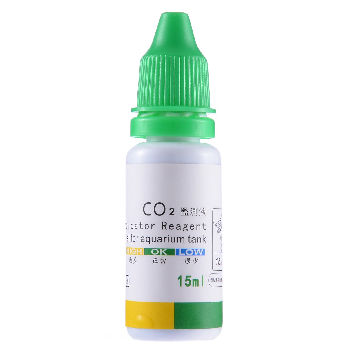 DEM S00-23 CO2 Monitor Liquid CO2 Indicator drop checker Plants Long TermAquarium Fish Tank Monitor CO2 Tester