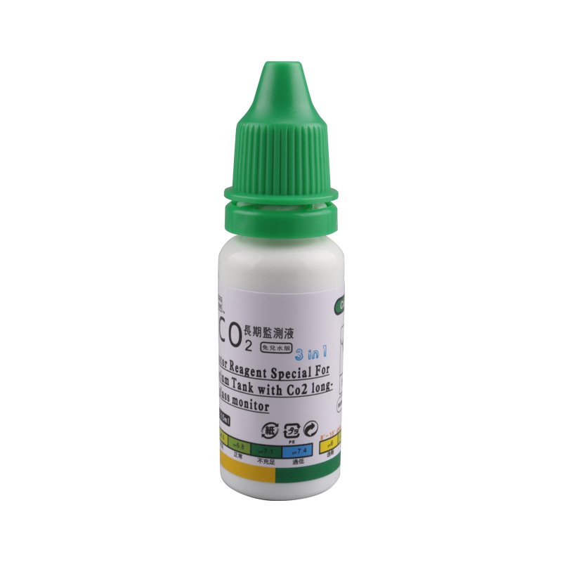 DEM S00-23 CO2 Monitor Liquid CO2 Indicator drop checker Plants Long TermAquarium Fish Tank Monitor CO2 Tester