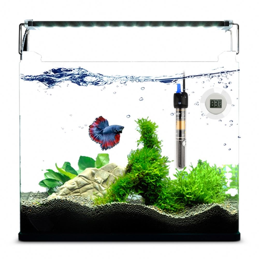 FREESEA Fish Tank Water Heater with Aquarium Submersible Thermometer aquarium heater for Betta Turtle Aquarium