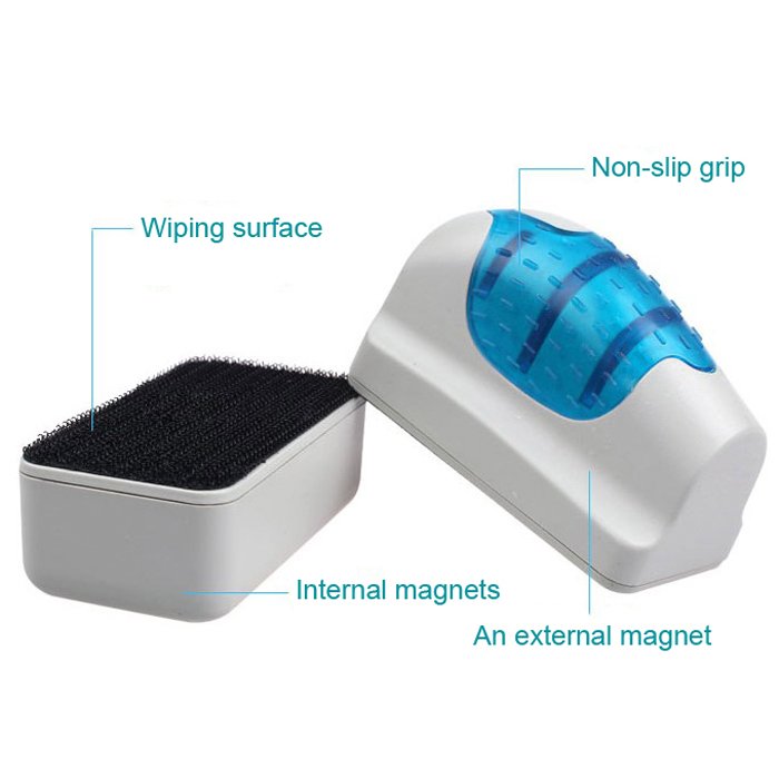 Magnetic Aquarium Brush Fish Tank Cleaner Tool Magnetic Brush Fish Tanks Accessories Floating Brush Glass Algae Cleaning Scraper